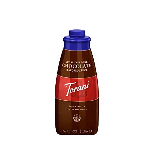 Torani Sugar Free Dark Chocolate Puremade Sauce, 64 Ounce