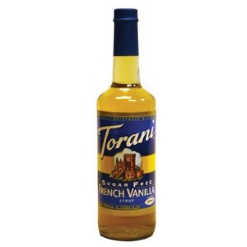 Torani Sugar-Free French Vanilla Syrup, Case Of 12