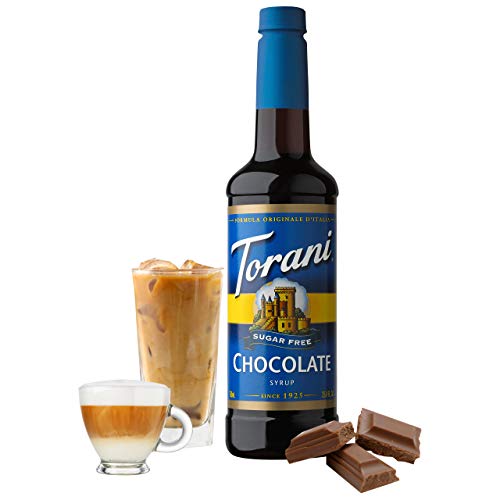Torani Sugar Free Syrup, Chocolate, 25.4 Ounces Pack Of 4