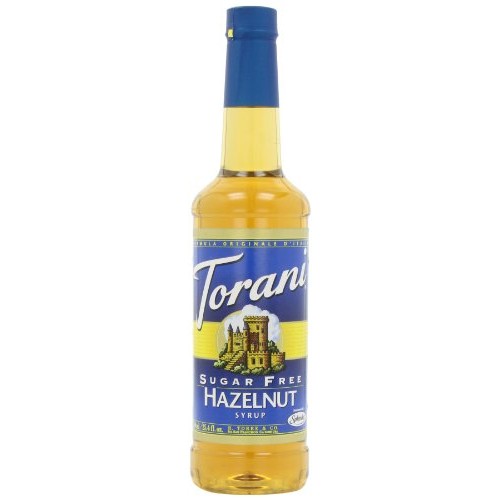 Torani Sugar-Free Syrup, Hazelnut, 25.4-Ounce Bottles Pack Of 3