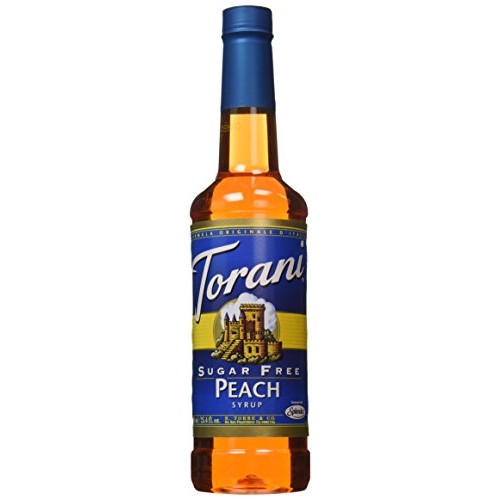 Torani Sugar Free Syrup, Peach, 25.4 Ounce