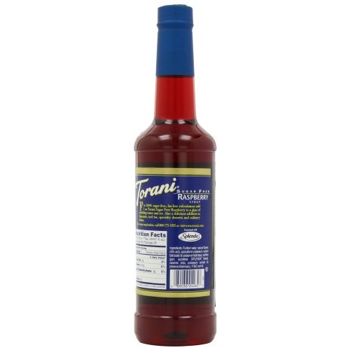 Torani Sugar Free Syrup, Raspberry, 25.4 Ounce Bottle