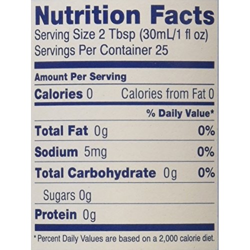 Torani Sugar Free Syrup, Vanilla, 25.4 Ounce