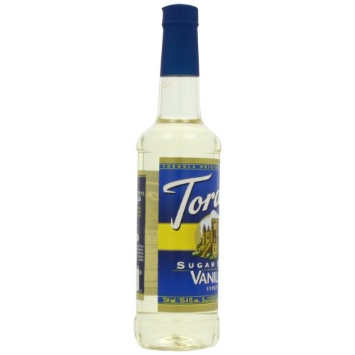 Torani Sugar-Free Syrup, Vanilla, 25.4-Ounce Pet Bottles Pack O