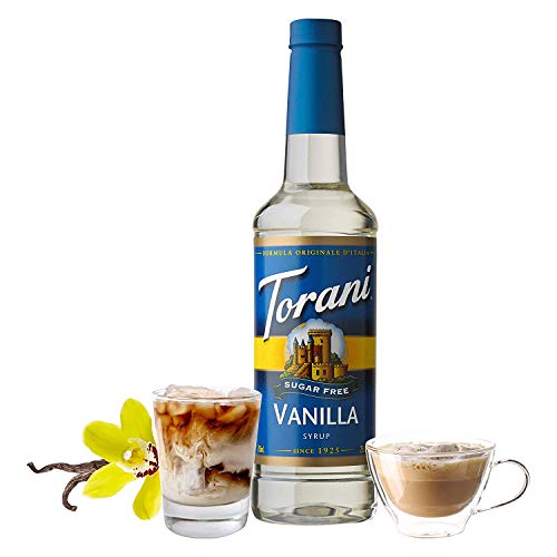Torani Sugar Free Syrup, Vanilla, 25.4 Ounces