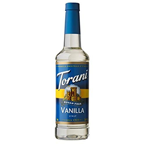 Torani Sugar Free Syrup, Vanilla, 25.4 Ounces
