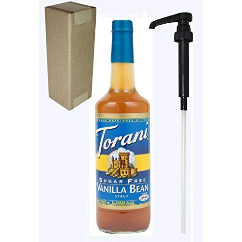 Torani Sugar Free Vanilla Bean Flavoring Syrup, 750Ml 25.4 Fl O
