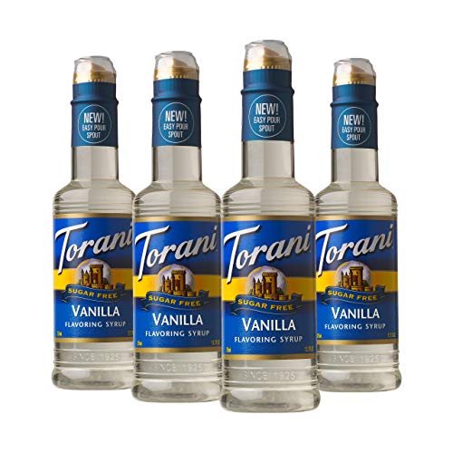 Torani Sugar Free Vanilla Syrup 12.7 Ounce, 4 Count