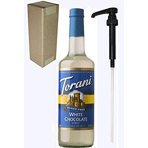Torani Suger Free White Chocolate Flavoring Syrup, 750Ml 25.4 F