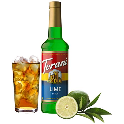 Torani Syrup, Lime, 25.4 Ounce Pack Of 4