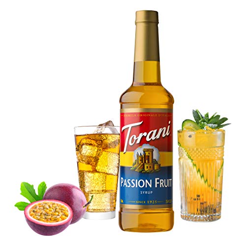 Torani Syrup, Passion Fruit, 25.4 Ounce Pack Of 4