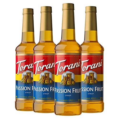 Torani Syrup, Passion Fruit, 25.4 Ounce Pack Of 4