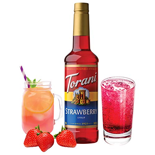 Torani Syrup, Strawberry, 25.4 Ounce Pack Of 4
