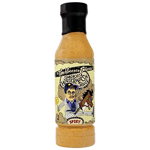 Torchbearer Sauces Smokey Horseradish Sauce 12 Oz - All Natural,