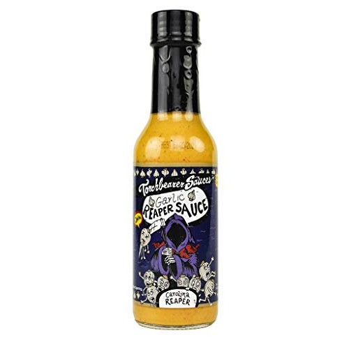 Torchbearer Sauces Garlic Reaper Sauce, 5 Ounces - Carolina Reap