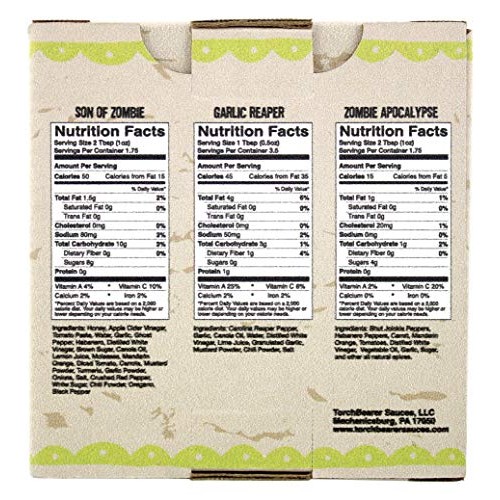 Torchbearer Sauces Hot Sauce Best Sellers Mini Bundle Set, 1.7 O