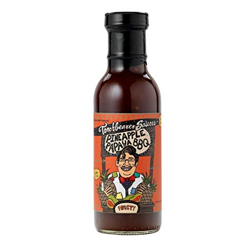 Torchbearer Sauces Pineapple Papaya Bbq, 12 Ounces - All Natural