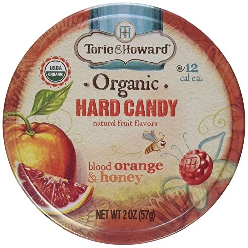 Organic Hard Candy Blood Orange And Honey 2 Ounces Case Of 8