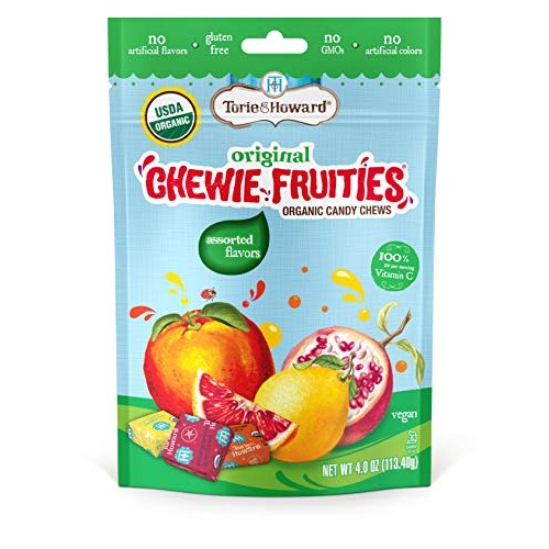 Torie &Amp; Howard Chewie Fruities Organic Candy Assorted Flavors, 4