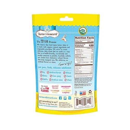 Torie &Amp; Howard Chewie Fruities Organic Candy Lemon &Amp; Raspberry,
