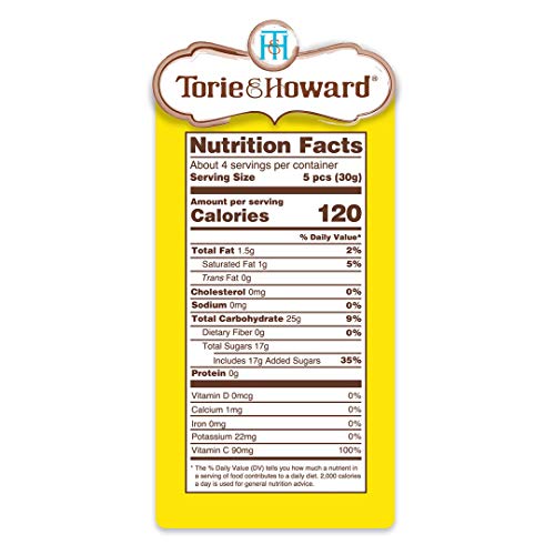 Torie &Amp; Howard Chewie Fruities Organic Candy Lemon &Amp; Raspberry,
