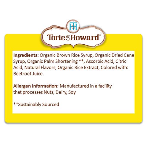 Torie &Amp; Howard Chewie Fruities Organic Candy Lemon &Amp; Raspberry,