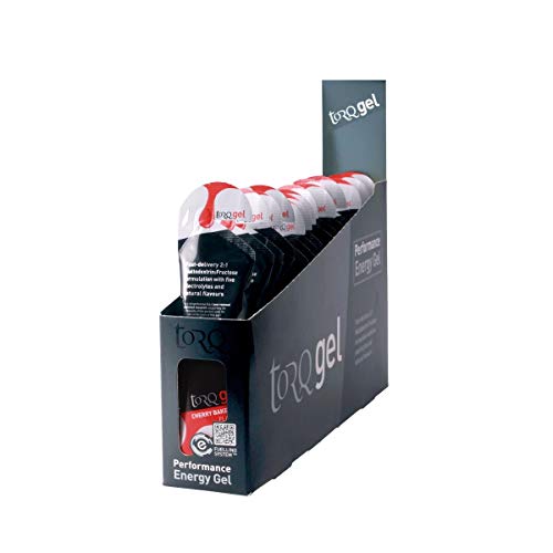 Torq Unisexs Energy Gel, Cherry Bakewell, 15 X 45G