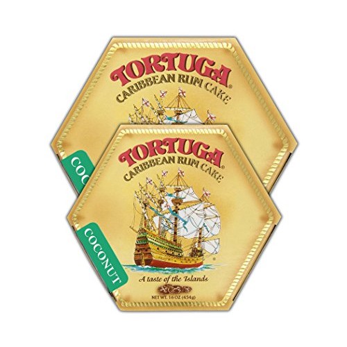 Tortuga Caribbean Coconut Rum Cake, 16-Ounce Box - Pack Of 2