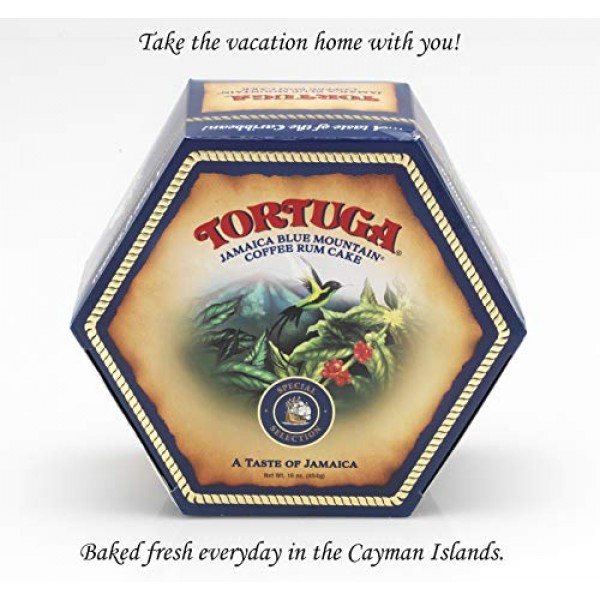 TORTUGA Caribbean Blue Mountain Rum Cake - 16 oz Rum Cake - The ...