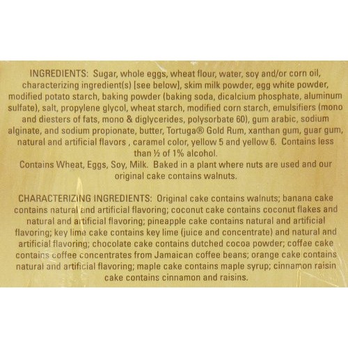 Tortuga Caribbean Chocolate Rum Cake - 32 Oz Rum Cake - The Perf