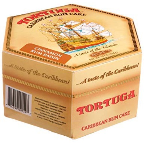 Tortuga Caribbean Cinnamon Raisin Rum Cake - 16 Oz Rum Cake 2 Pa