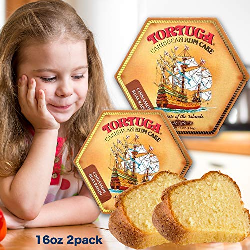 Tortuga Caribbean Cinnamon Raisin Rum Cake - 16 Oz Rum Cake 2 Pa