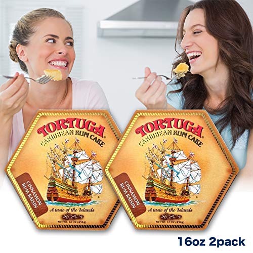 Tortuga Caribbean Cinnamon Raisin Rum Cake - 16 Oz Rum Cake 2 Pa