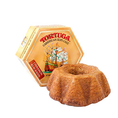 Tortuga Caribbean Cinnamon Raisin Rum Cake - 16 Oz Rum Cake - Th