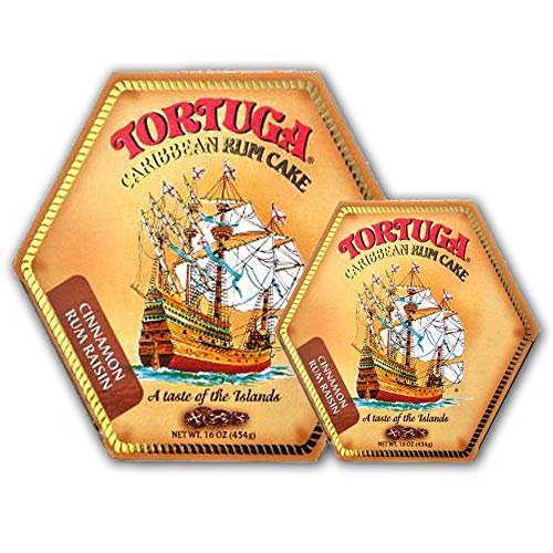 Tortuga Caribbean Cinnamon Raisin Rum Cake - 16 Oz Rum Cake 2 Pa