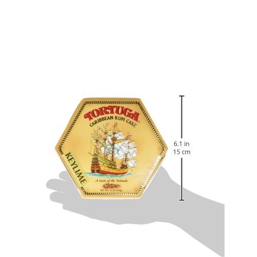 Tortuga Caribbean Key Lime Rum Cake - 16 Oz Rum Cake - The Perfe