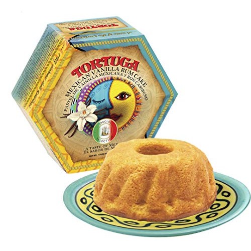 Tortuga Caribbean Mexican Vanilla Rum Cake - 4 Oz Rum Cake - The