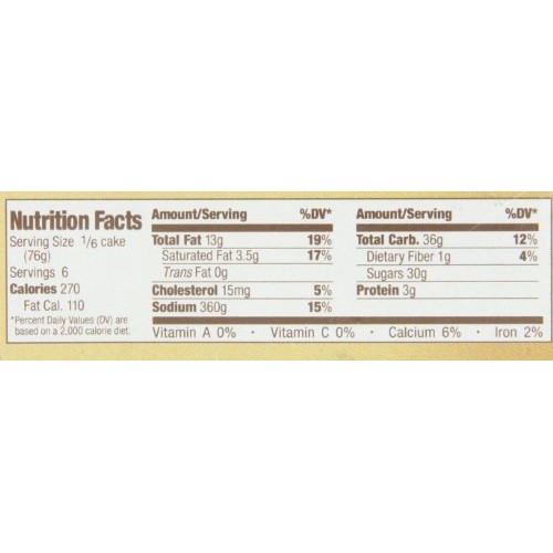 Tortuga Caribbean Original Rum Cake With Walnuts - 16 Oz Rum Cak