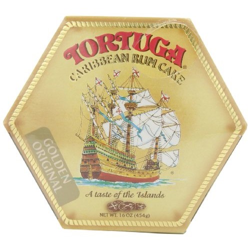 Tortuga Caribbean Original Rum Cake With Walnuts - 16 Oz Rum Cak