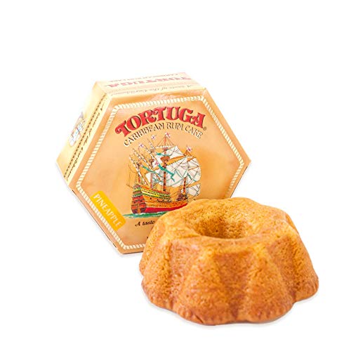 Tortuga Caribbean Pineapple Rum Cake - 4 Oz Rum Cake - The Perfe
