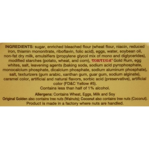 Tortuga Caribbean Rum Cake Assortment - 3 Rum Cakes