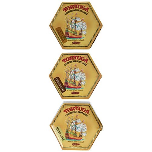 Tortuga Caribbean Rum Cake Assortment - 3 Rum Cakes