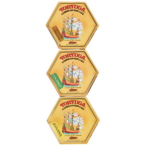 Tortuga Caribbean Rum Cake Assortment - 3 Rum Cakes