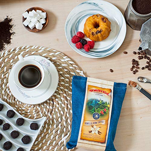 Tortuga Caribbean Rum Cream Flavored Coffee- Roasted And Ground
