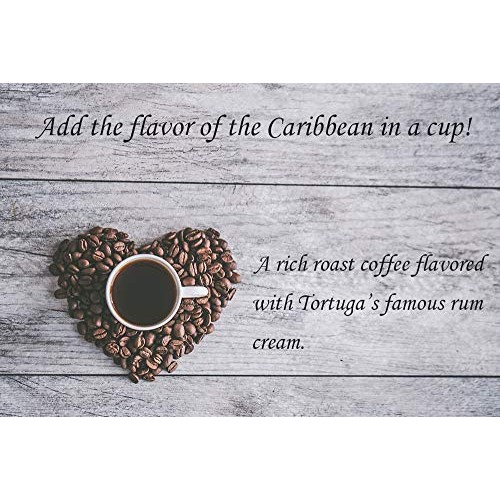 Tortuga Caribbean Rum Cream Flavored Coffee- Roasted And Ground