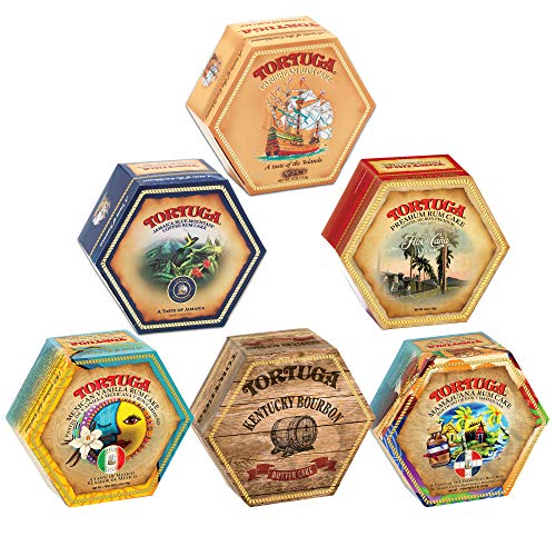 Tortuga Provenance Rum Cake Variety Pack – 4 Oz. - 6 Pack - The