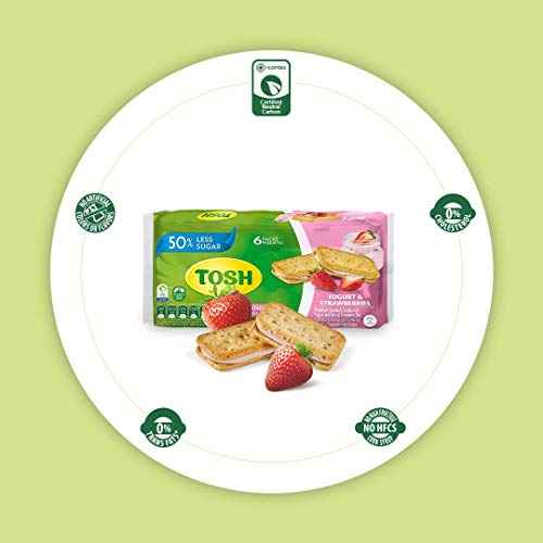 Tosh Yogurt &Amp; Strawberries Cream Cookies | No Artificial Flavors