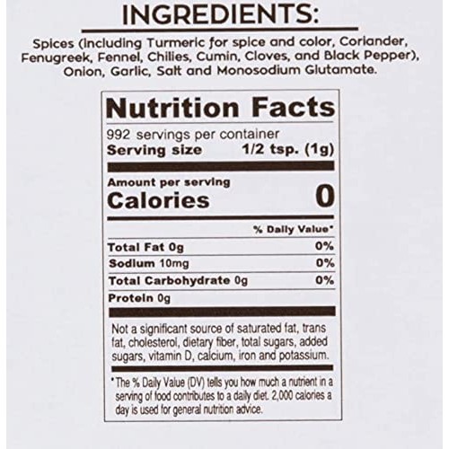 TOSS Curry Powder 35 OZ Easy To Pour