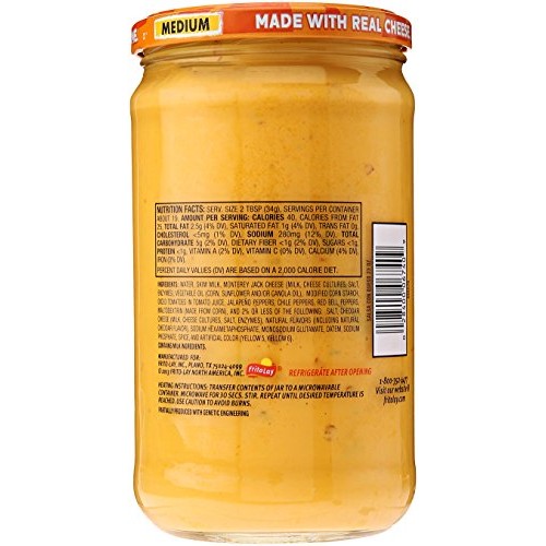 Tostitos Salsa Con Queso - Medium, 23 Ounce