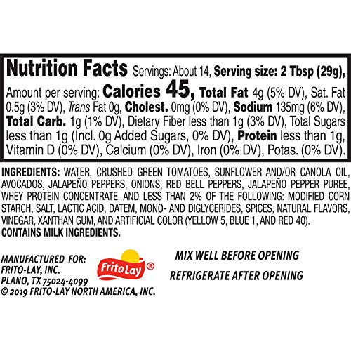 Tostitos - Dips Tostitos Avocado Salsa Dip, 15 Oz